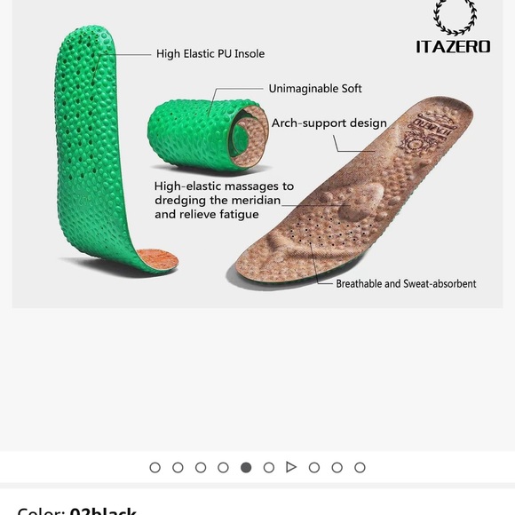 New Itazero Men Slip On Shoes Casual Arch Men Loafer for Plantar Fasciitis - Picture 4 of 4